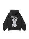 Áo Hoodie Nỉ Bông Doodle Fuzzy Rabbit