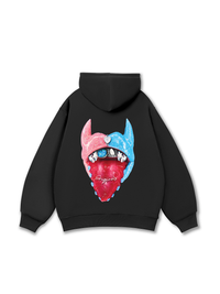 BOUNCE BACK© two-tone devil lip Hoodie