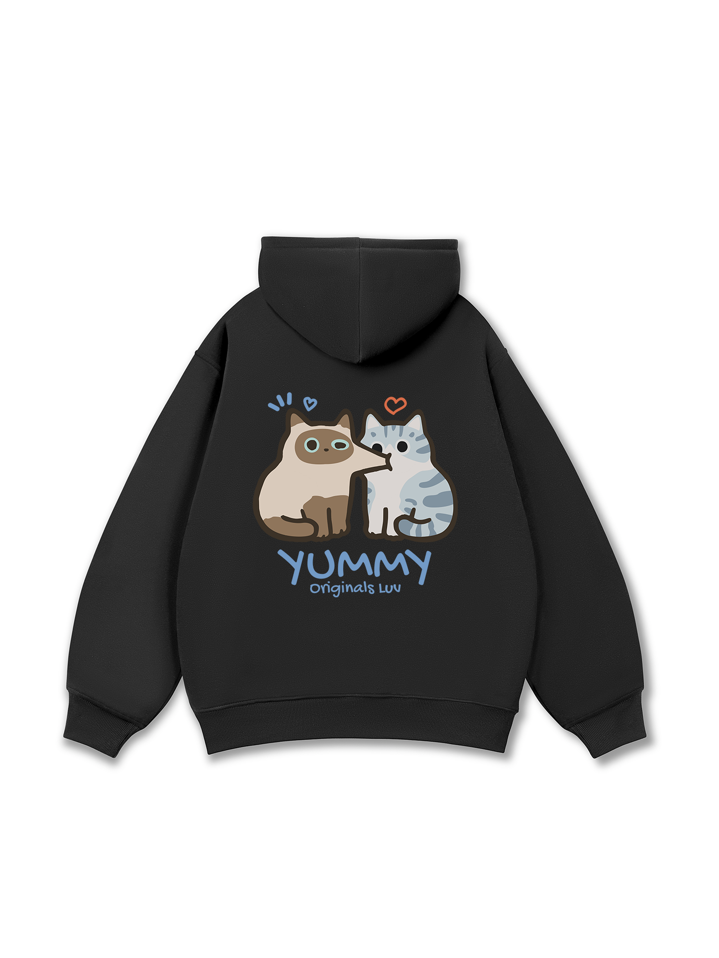 Yummy Luv Cat Couple Hoodie