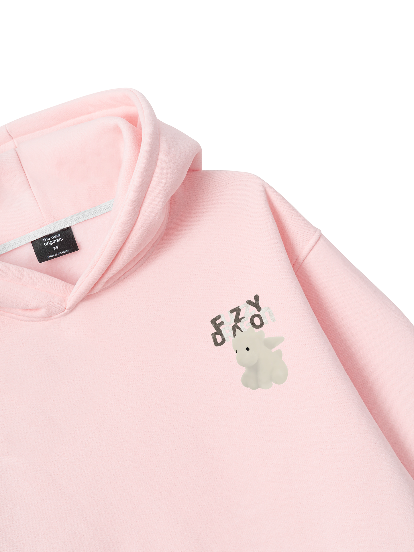 Áo Hoodie Nỉ Bông Fuzzy Font Dragon