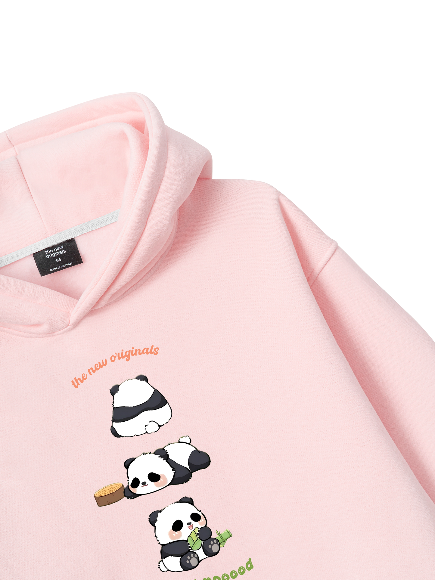 Áo Hoodie Nỉ Bông Panda Moooood