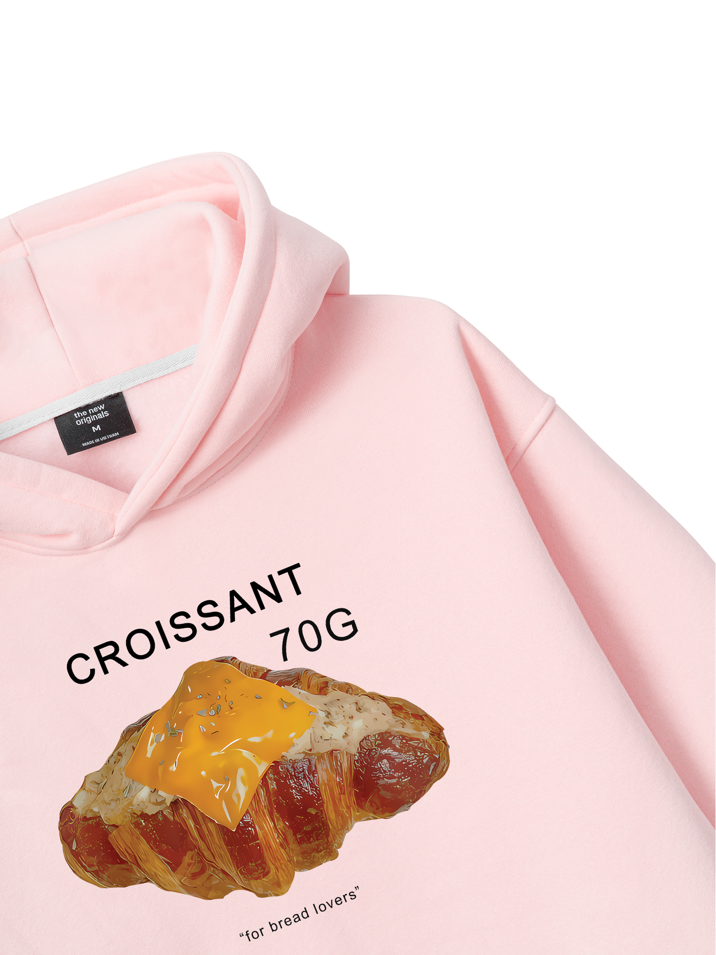 Áo Hoodie Nỉ Bông Sweet Pastry Croisant