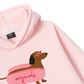 Pink Dachshund Hoodie