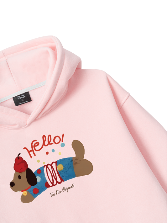 Animal Hello Cute Puppy Hoodie