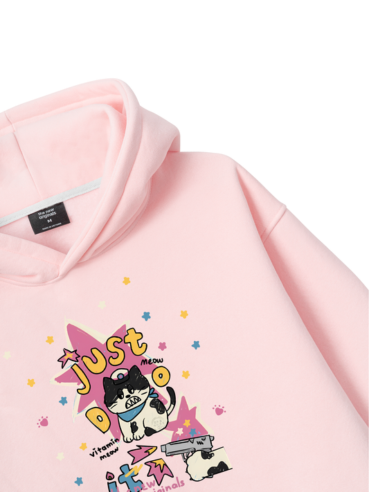 Cute Just Meow Hoodie