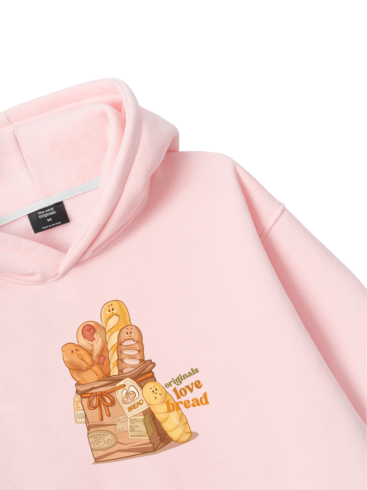 Áo Hoodie Nỉ Bông Love Bread