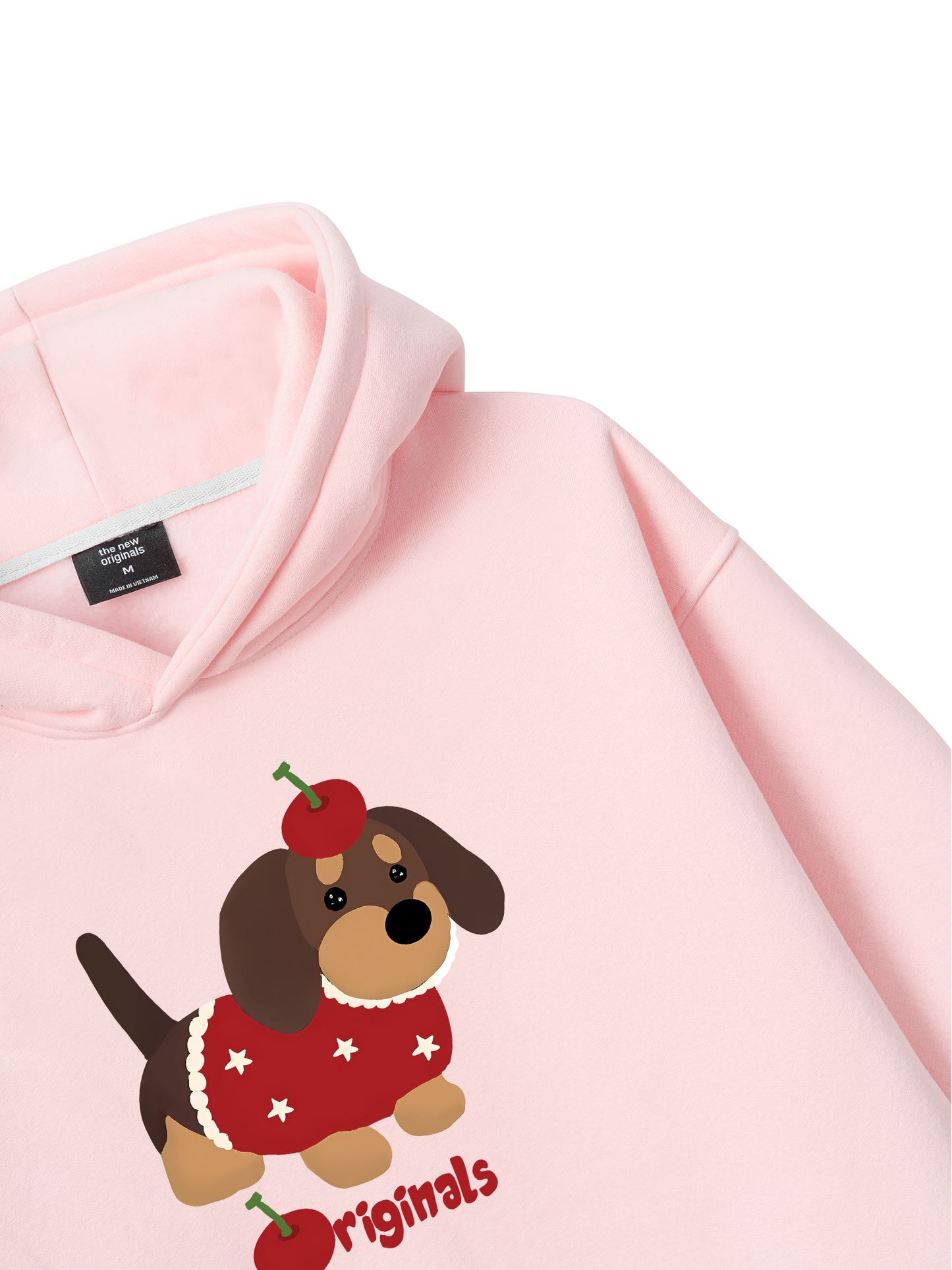 Animal Cute Puppy With Cherry Hoodie