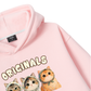 Áo Hoodie Nỉ Bông Cute Three Cat Vitamin Meow