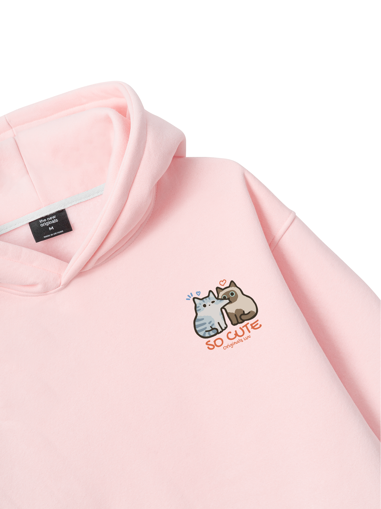 So Cute Cat Couple Hoodie