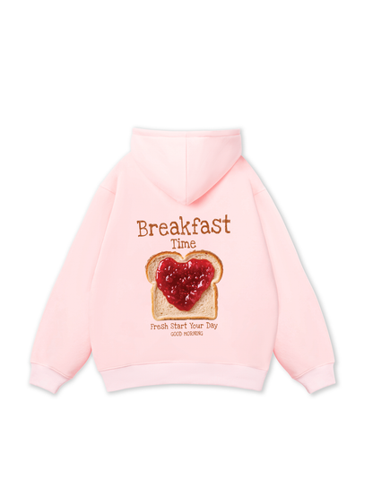 Áo Hoodie Nỉ Bông Breakfast Time