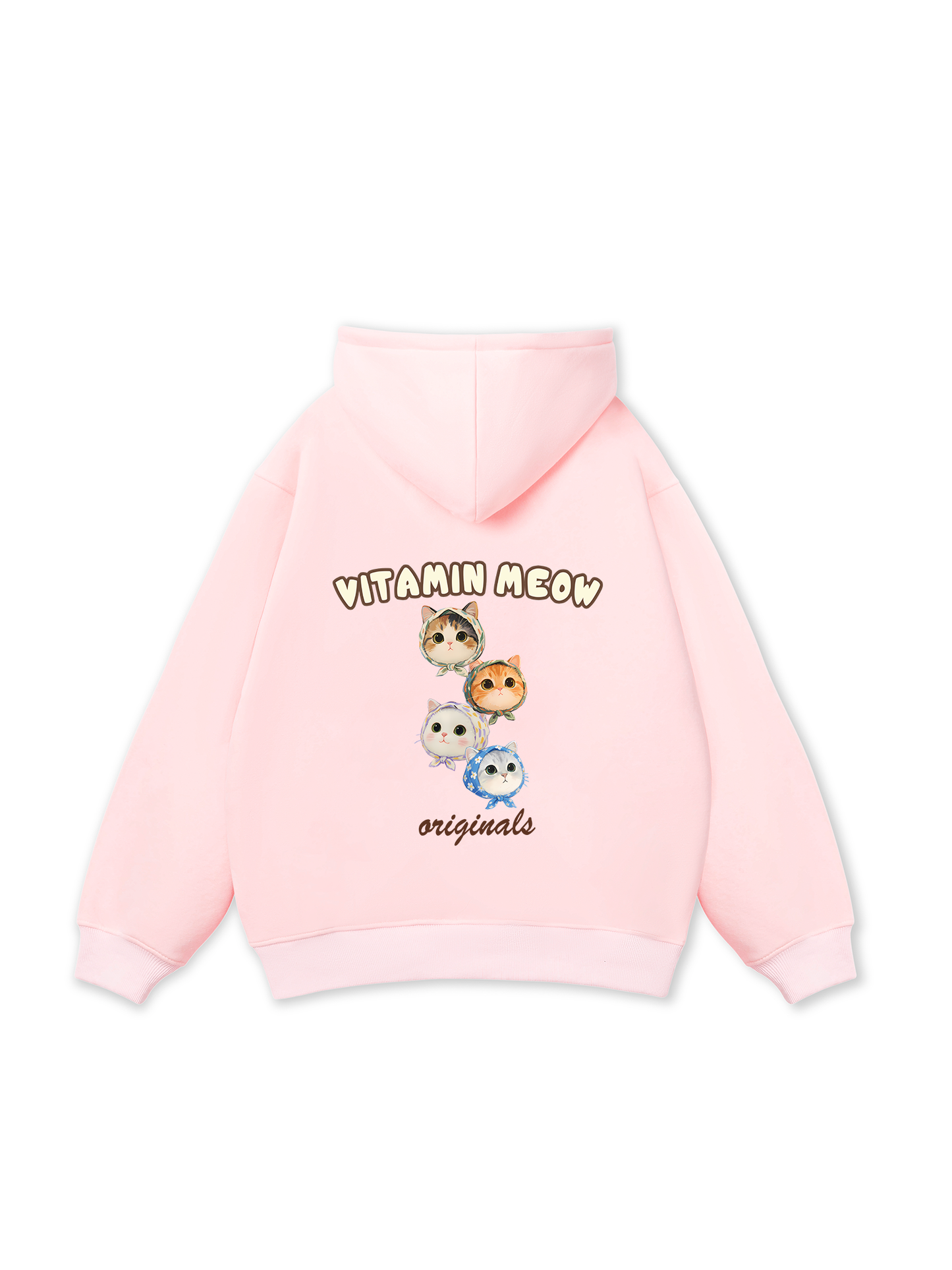 Four Cat Vitamin Meow Hoodie