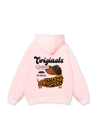 Áo Hoodie Nỉ Bông Leopard Dachshund