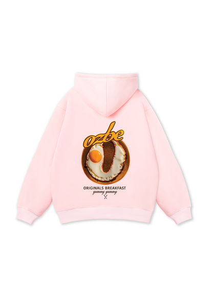 Áo Hoodie Nỉ Bông Sweet Pastry Breakfast