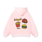 Áo Hoodie Nỉ Bông Sweet Pastry Burger Fry