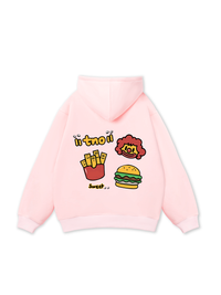Áo Hoodie Nỉ Bông Sweet Pastry Burger Fry