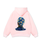 Blue Daisy Hairstyle Hoodie