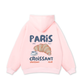 Áo Hoodie Nỉ Bông Paris Coissant