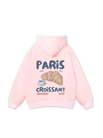 Áo Hoodie Nỉ Bông Paris Coissant