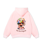Colorful Plush Doll Head Cover Cartoon girl Hoodie