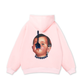 Funny spoon-covered face boy Hoodie