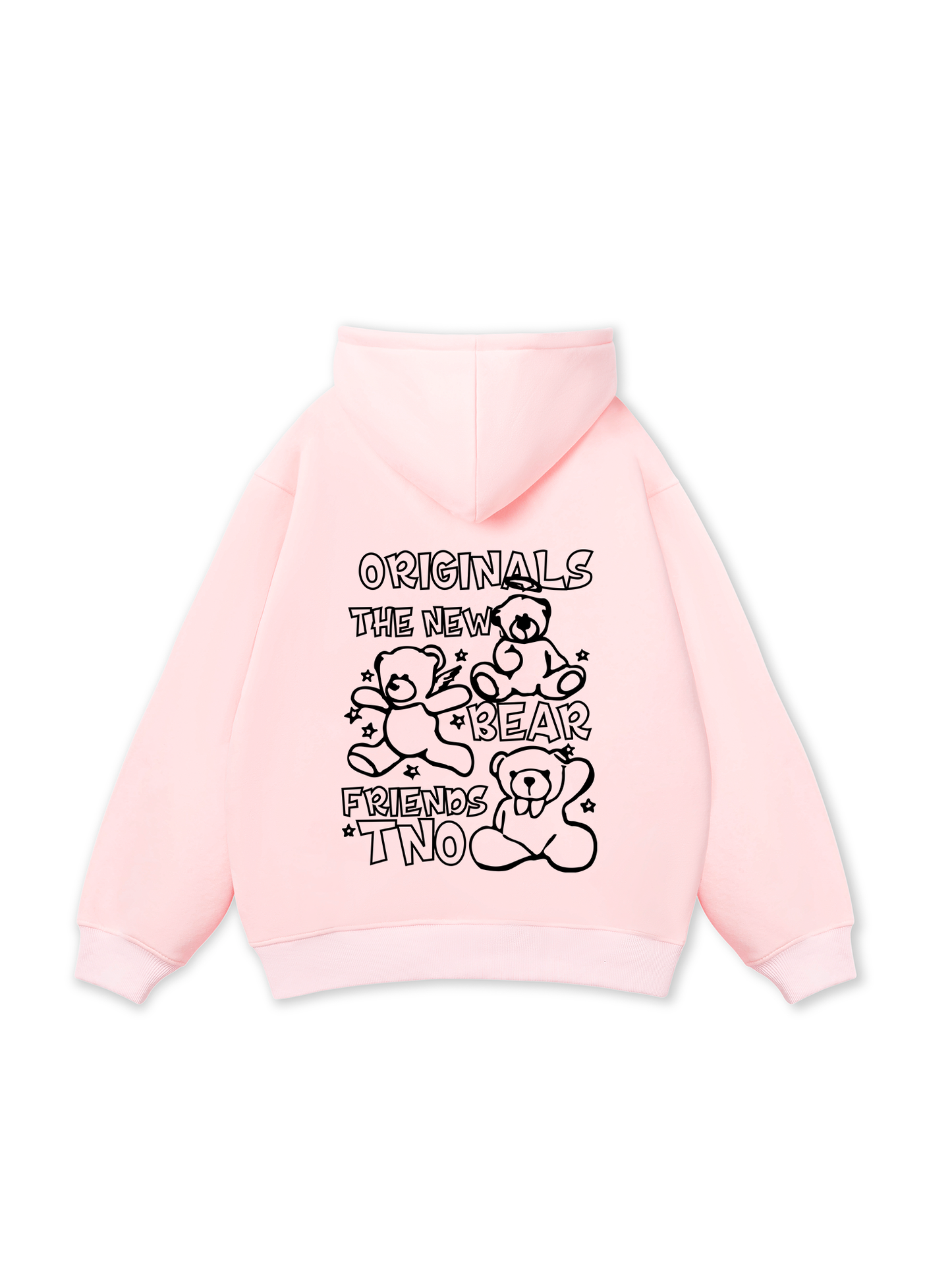 Bear Friends Doodle Artwork Hoodie