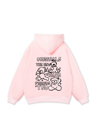 Bear Friends Doodle Artwork Hoodie