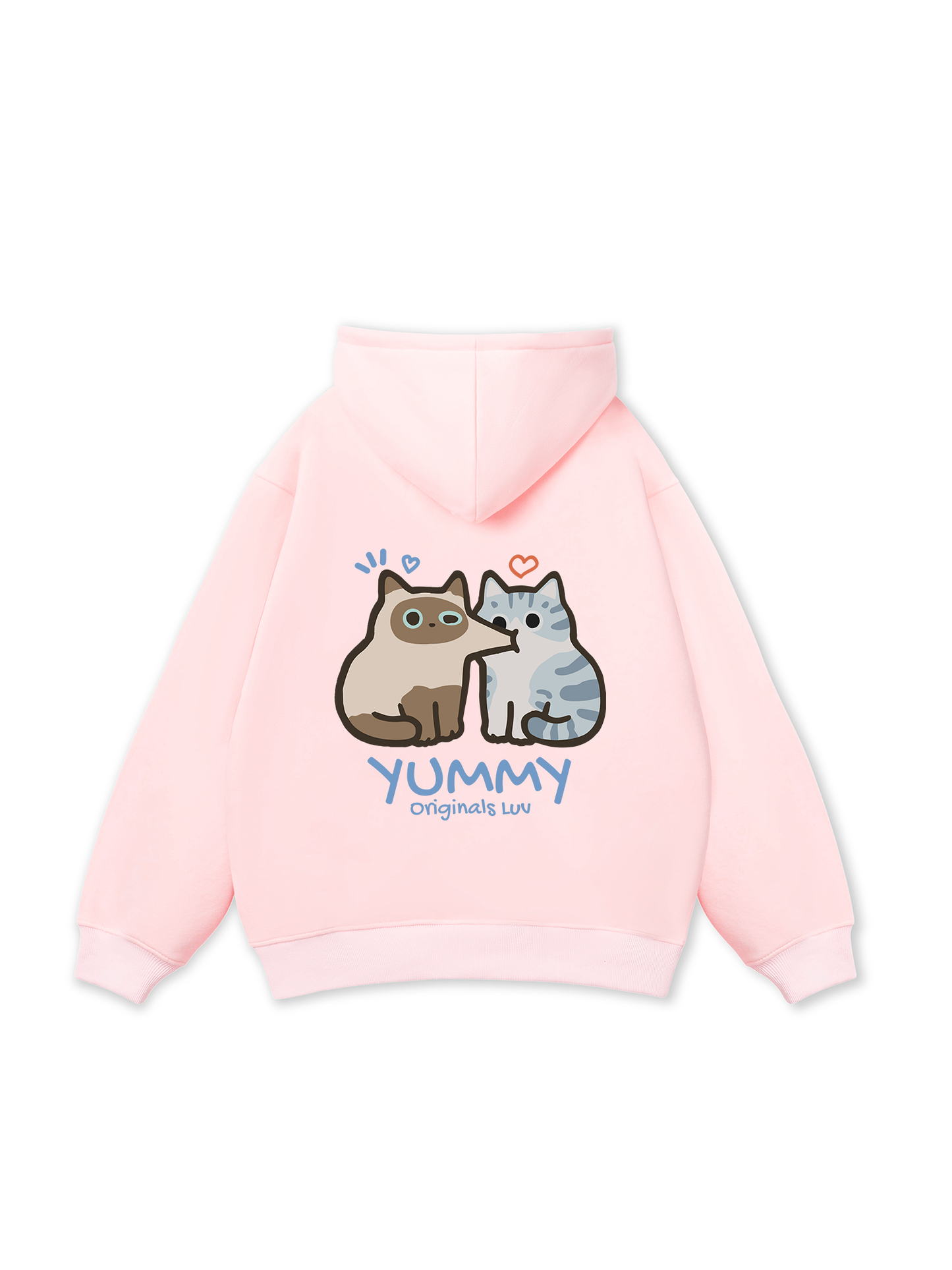 Yummy Luv Cat Couple Hoodie