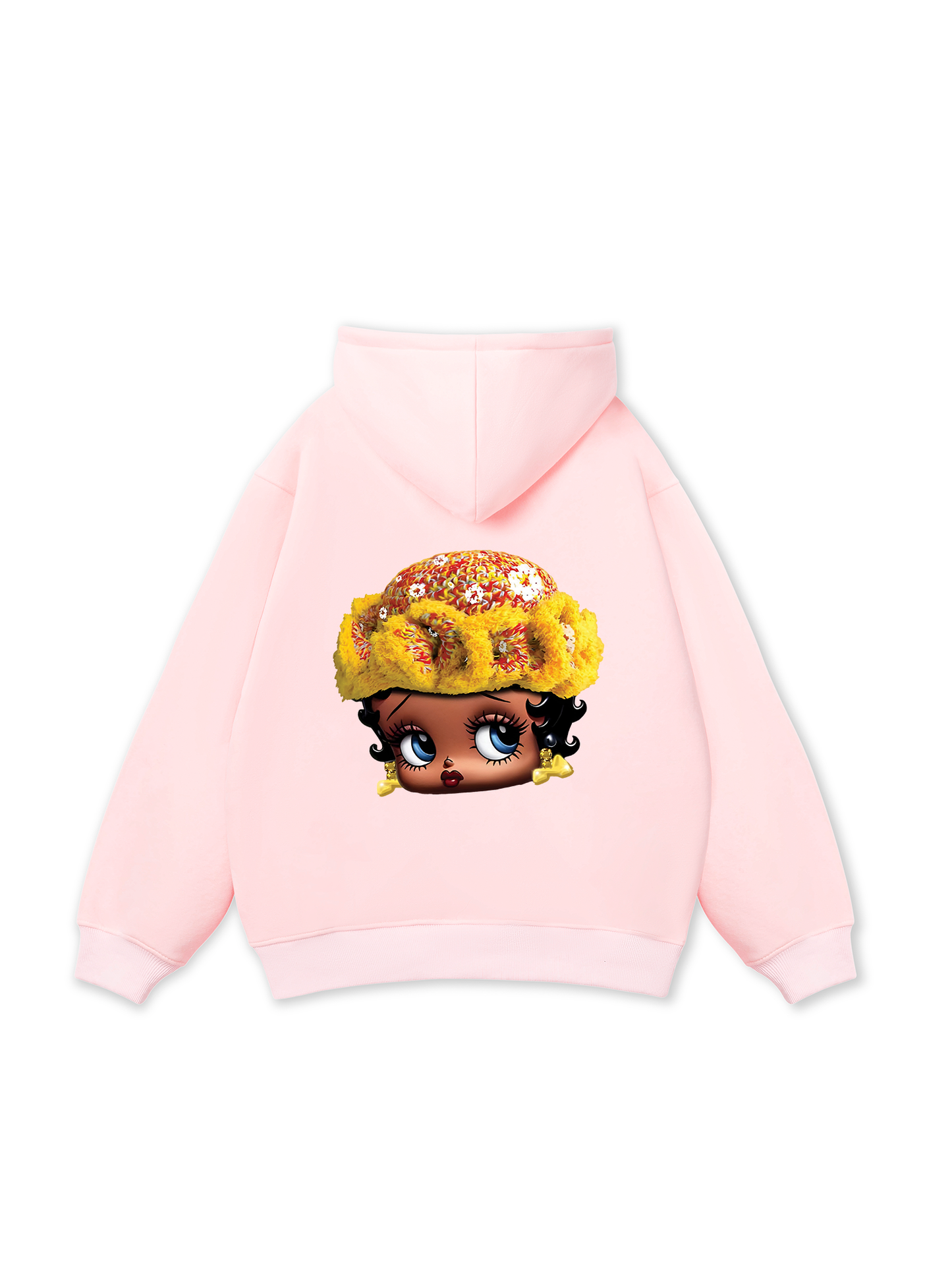 Flower Sun Knit Hat Cartoon Head Hoodie