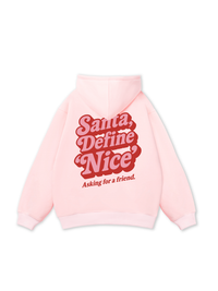 Santa Define Nice Hoodie