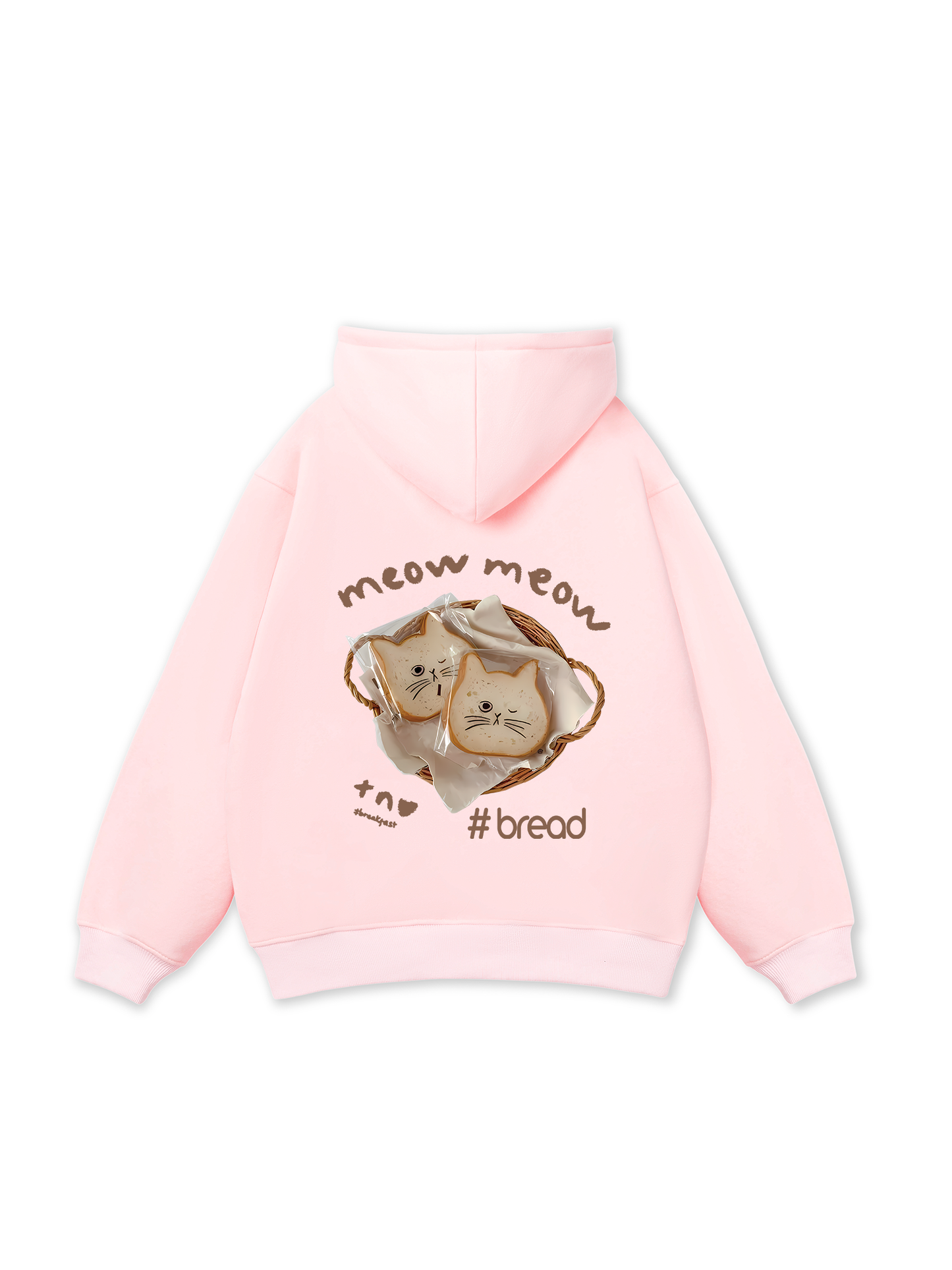 Áo Hoodie Nỉ Bông Sweet Pastry Meow Meow Bead