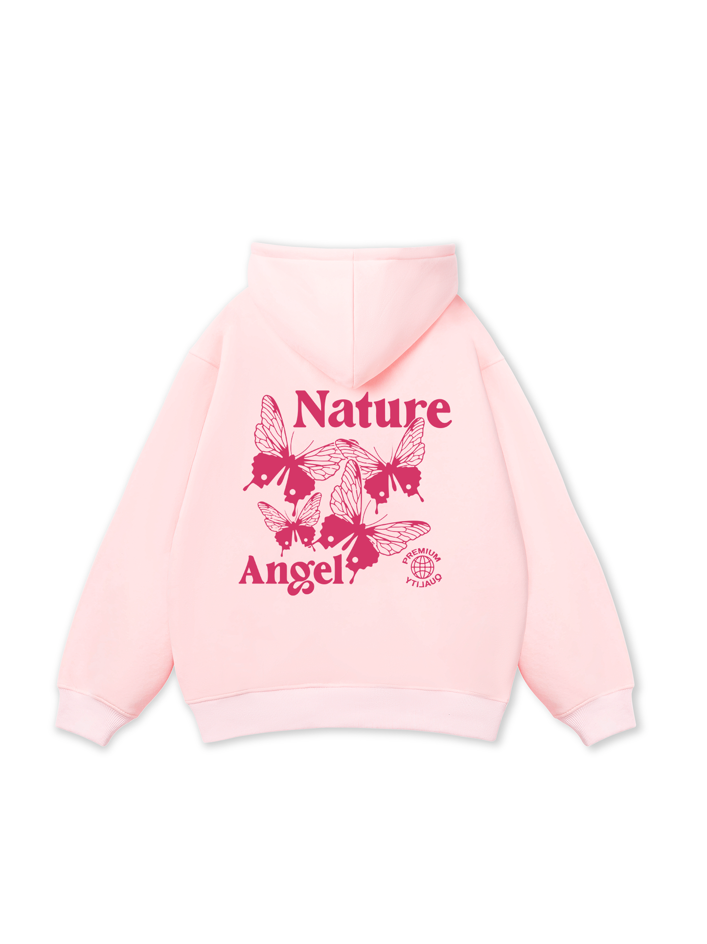 Pink Nature Angel Hoodie