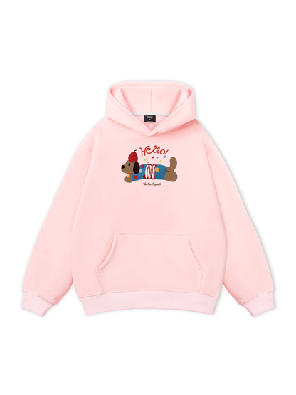 Animal Hello Cute Puppy Hoodie