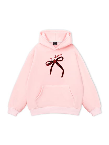 Couple Love You Xmas For Girl Hoodie