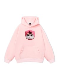 Animal Mood Pink Meow Hoodie