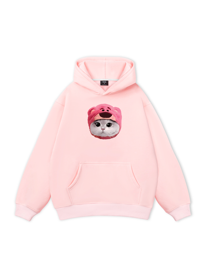 Animal Mood Pink Meow Hoodie