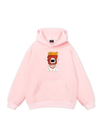 Áo Hoodie Nỉ Bông Sweet Pastry Cute Dog With Bread