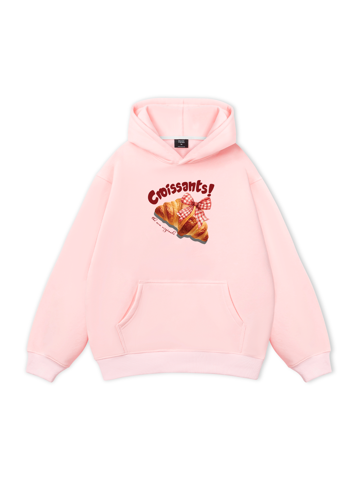Áo Hoodie Nỉ Bông Sweet Pastry Red Bơ Croissant