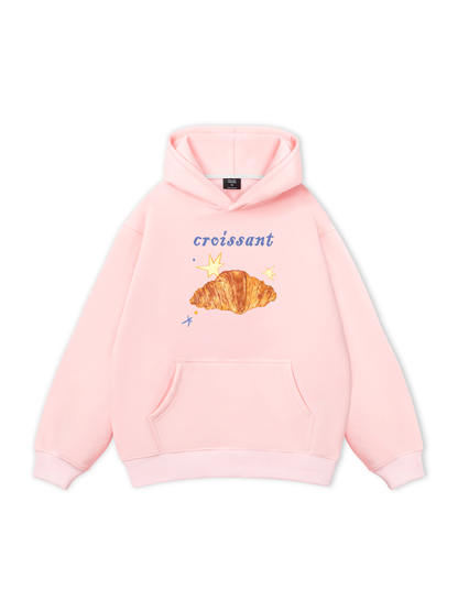Áo Hoodie Nỉ Bông Croissant