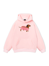 Pink Dachshund Hoodie