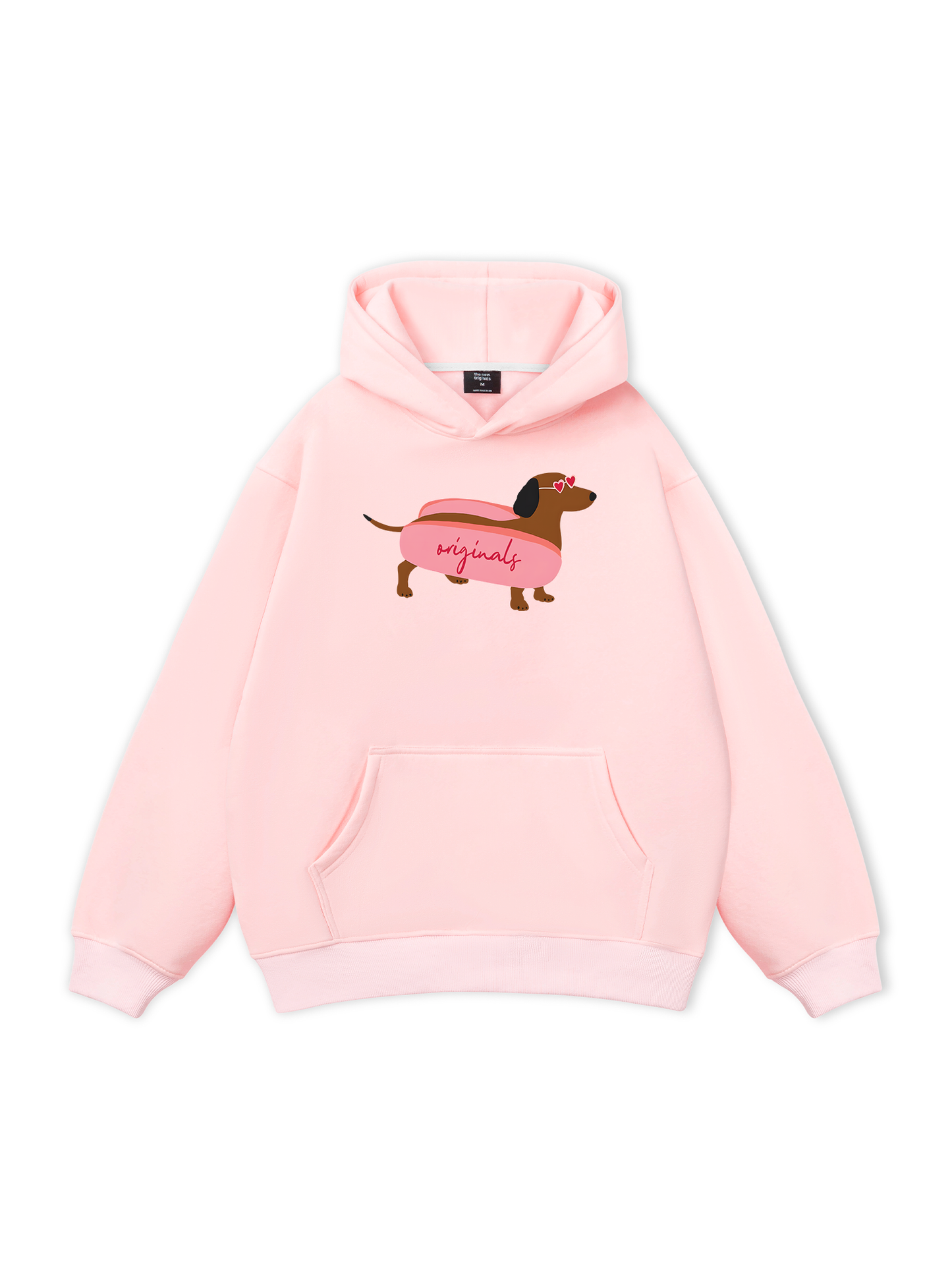 Pink Dachshund Hoodie