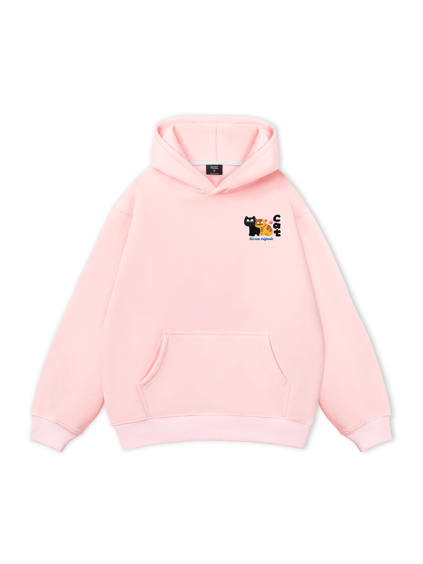 Áo Hoodie Nỉ Bông Side by Meow