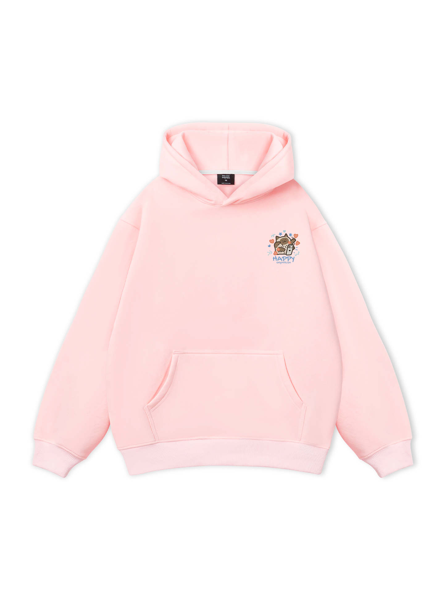 Áo Hoodie Nỉ Bông Happy Luv Cat Couple