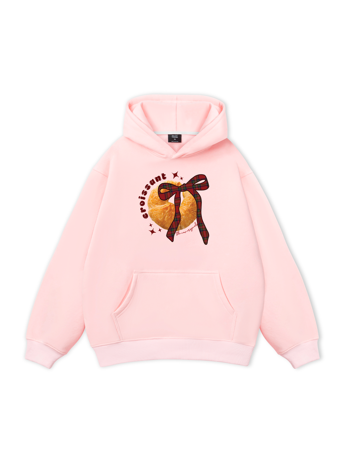 Áo Hoodie Nỉ Bông Sweet Pastry Red Plaid Bow