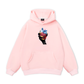 Handheld colorful rhinestone art heart Hoodie
