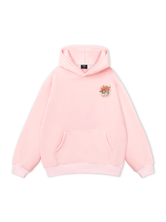 Áo Hoodie Nỉ Bông Lucky Luv Cat Couple