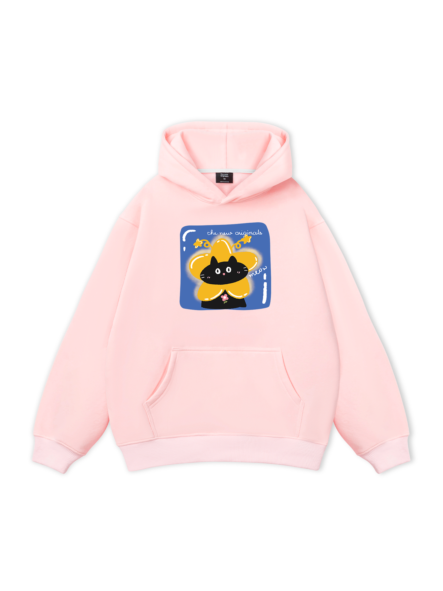 Áo Hoodie Nỉ Bông Black Cute Cat