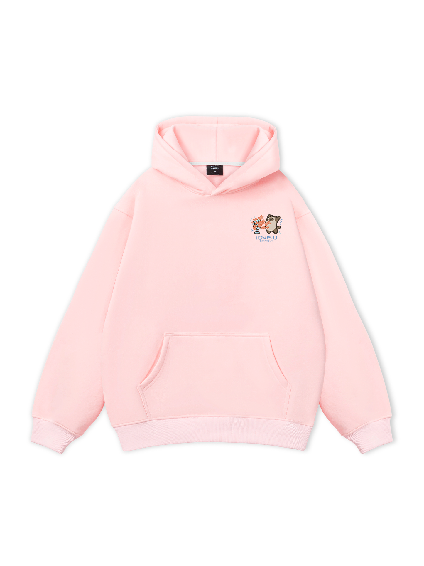 Áo Hoodie Nỉ Bông Love You Cat Couple