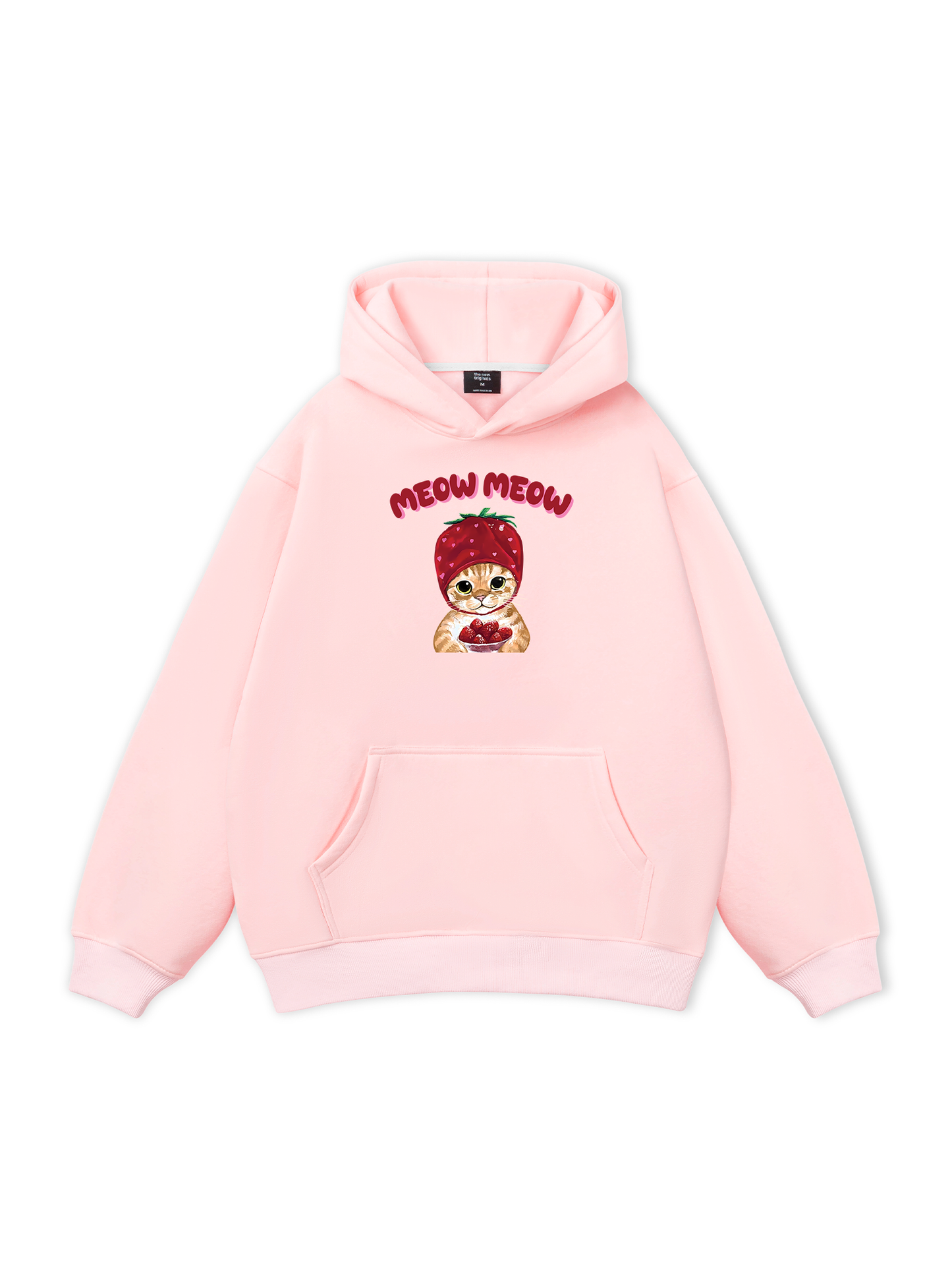 Meow Meow Strawberry Hoodie