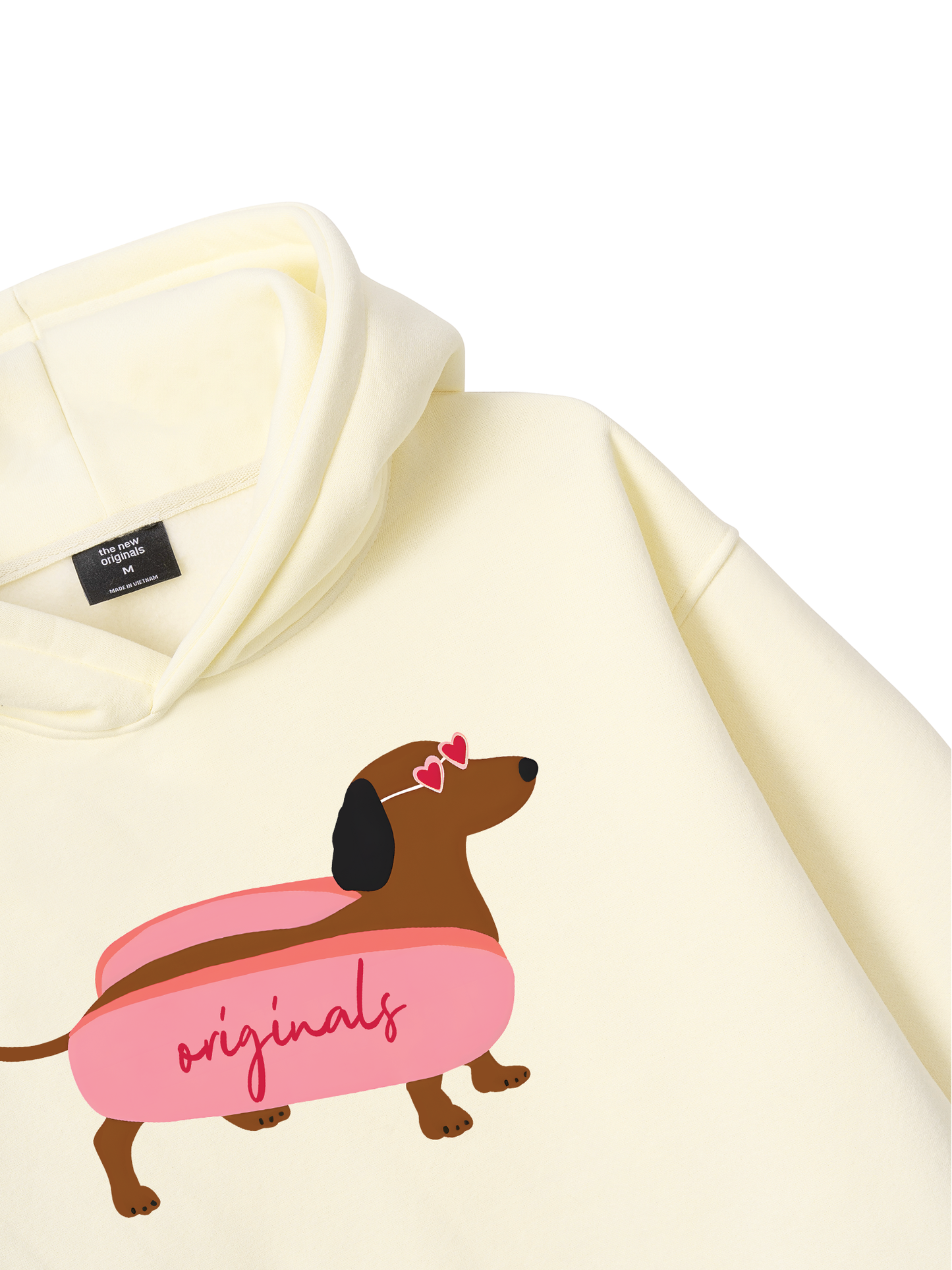 Pink Dachshund Hoodie