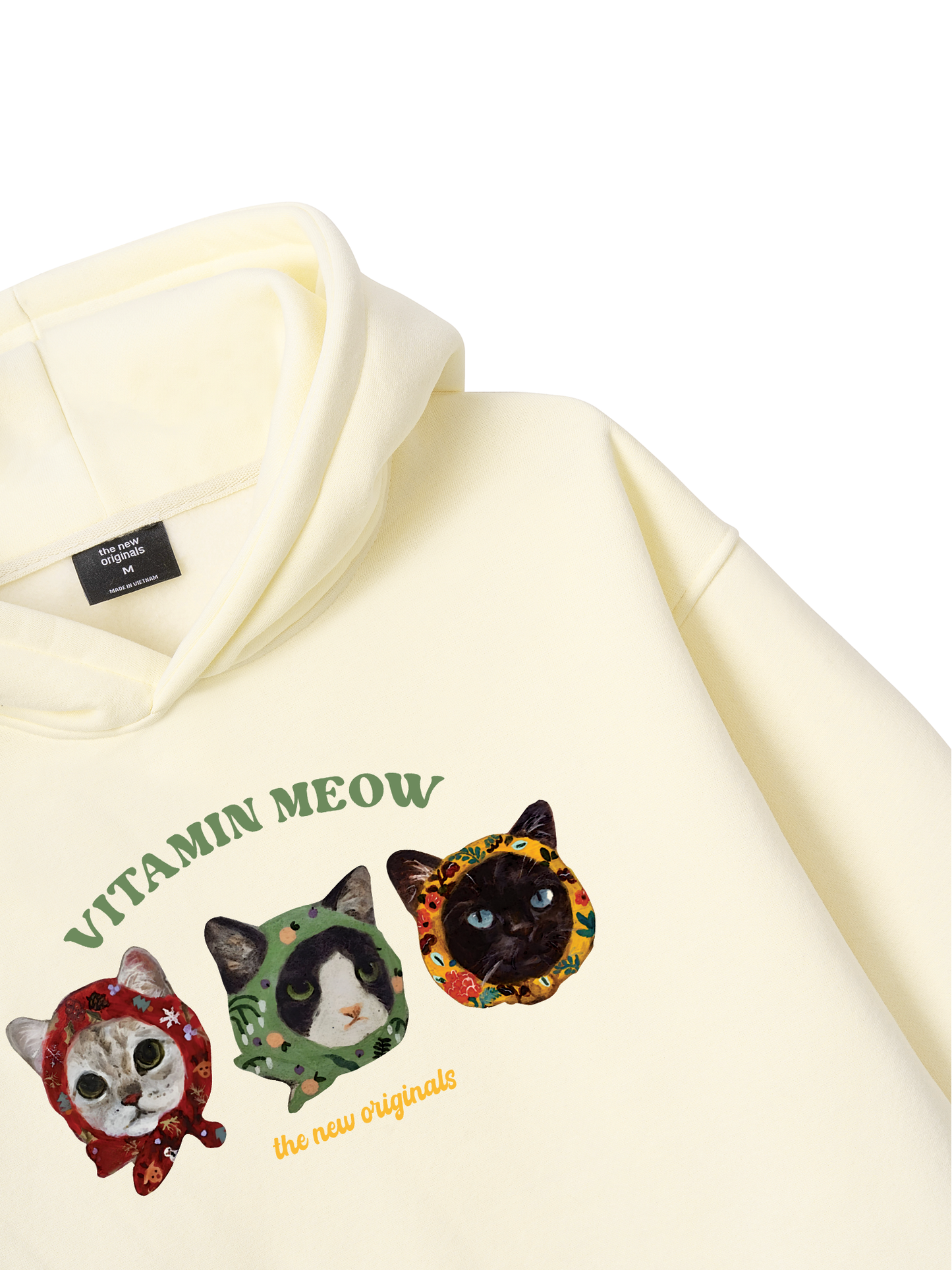 Áo Hoodie Nỉ Bông Vitamin Meow